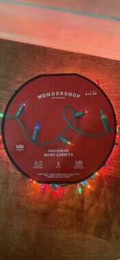 Wondershop Multicolor Mini Lights 450 Total. 3 Sets Of 150.